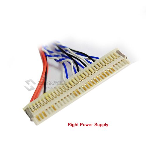 400mm LVDS Cable FIX-30P-D8 1ch 8-bit 30 pins 30pin single 8