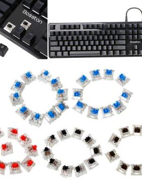 10Pcs 3 Pin Mechanical Keyboard Switch Blue Red Brown Black