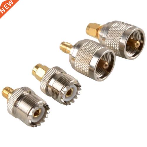 4Pcs/Set Hot Adapter PL259 SO239 To SMA Male Female RF Conne