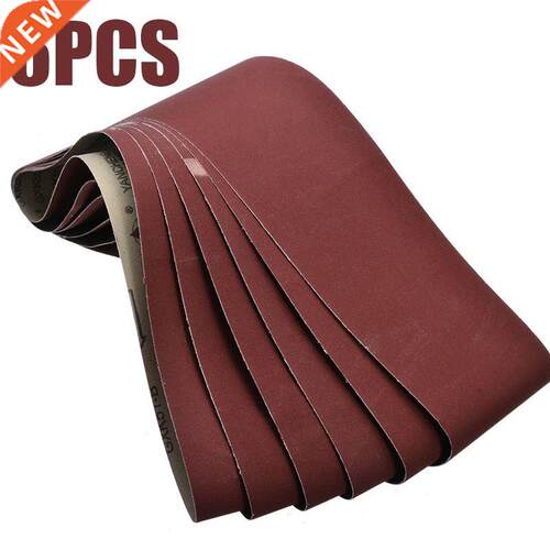 6pcs Heavy Duty 400 Grit Sanding Belt 100x915mm Abrasive San
