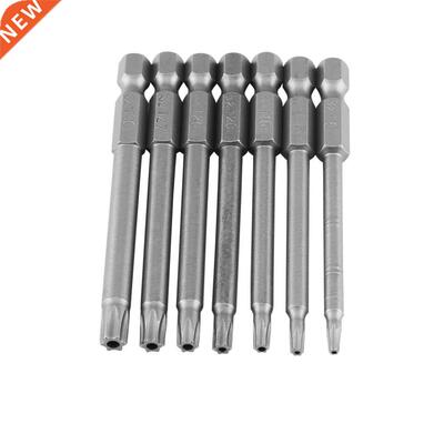 7pcs/set S2 Steel Torx Bit Set Electric Screwdriver Bits 75m