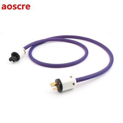 Yter D501 Schuko Power Cable HIFI Power Cable High Purity Co