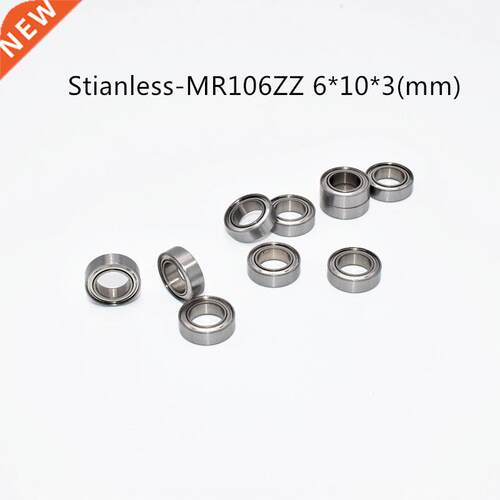 Stainless steel bearing 10PCS SMR106ZZ 6*10*3(mm) free shipp