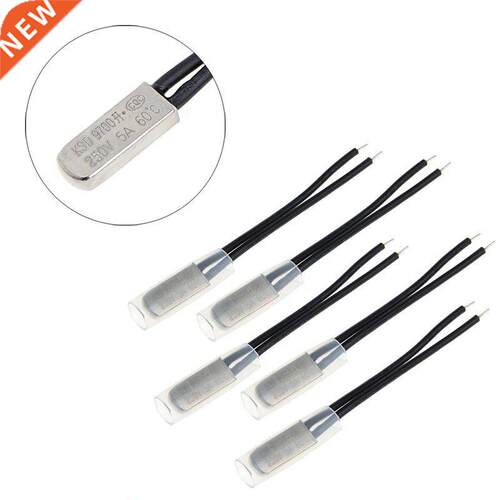 5Pcs KSD9700 5A 250V Degrees Celsius Thermostat Control Swit
