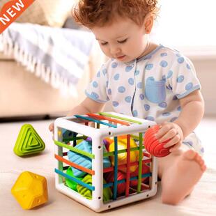 New Colorful Shape Blocks Sorting Game Baby Montessori Learn