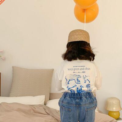 1062A Children T Shirt Protecting Environment Style Tops Sp