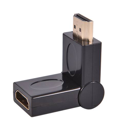 Micro HDMI Male To HDMI Female 180/360 Degree Rotating 90 Ri