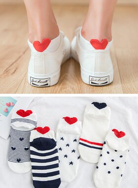 5Pairs New Arrivl Women Cotton Socks Pink Cute Cat Ankle Soc