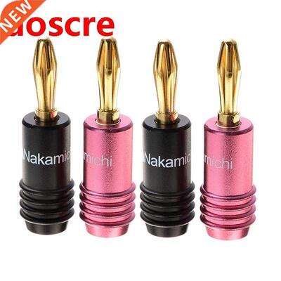 8pcs Nakamichi Banana Musical Speaker Cable Wire Plugs Conne