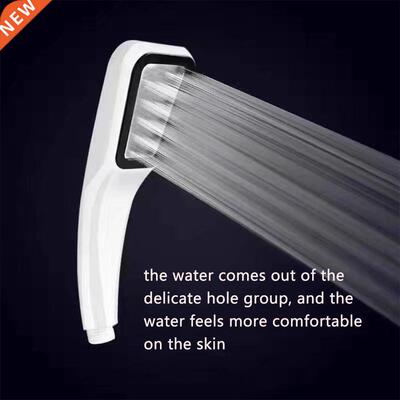 00 Holes Rain Shower Head Water Saving Showerhead ABS Plast