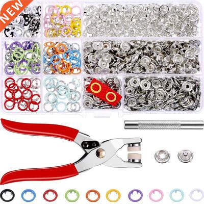 200 Sets Snap Buttons Rompers Snaps Craft Pliers Tool Prong