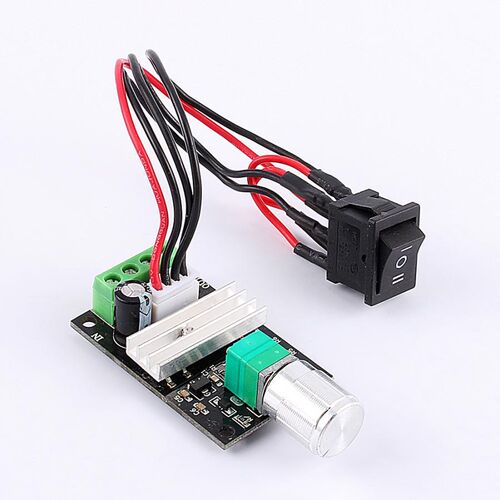DC 6-28V 3A PWM Motor Speed Controller Reversible Pulse Widt
