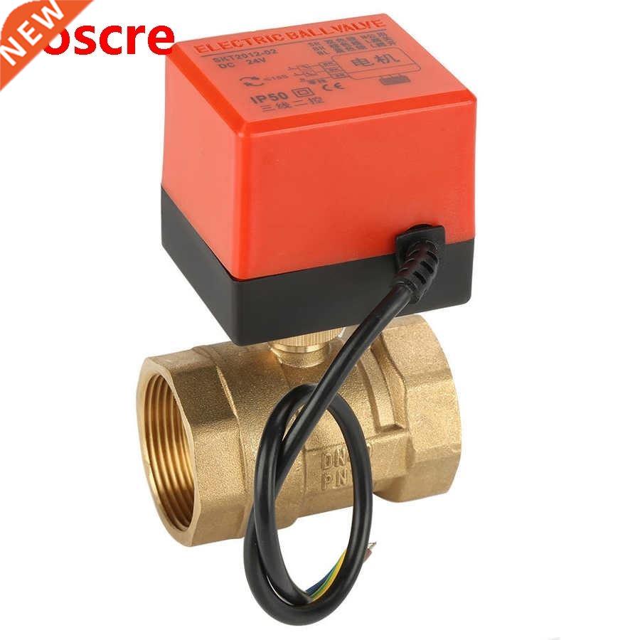 Solenoid Valve Electric Magnetic Valve DC 24V 2 Way 3 Wire B