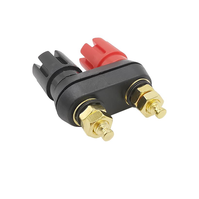 1Pcs 4mm Red Black Couple Banana Plugs Terminals Connector 2