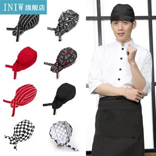 Cotton Colourfull  Chef Hat Pirates Chef Cap Skull Cap Profe