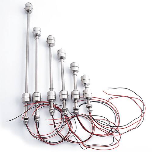 1pc Stainless Steel Double Ball Float Switch Tank Liquid Wat