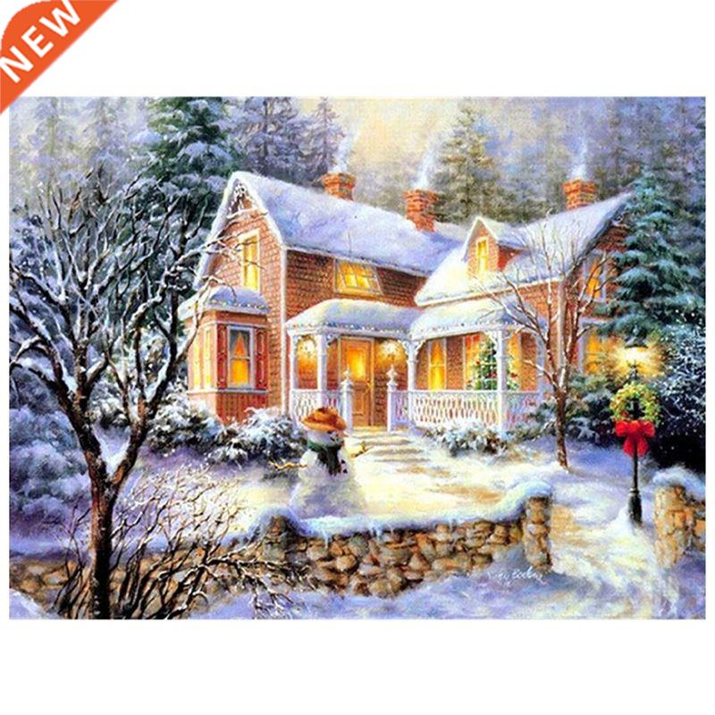 Diamond Painting Kits for Adults Full Drill Winter Scenery D