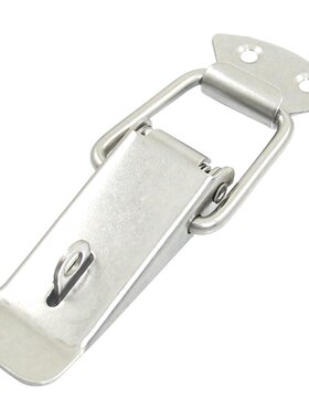 4.4-inch Spring Loed Straight Loop Latch Catch Hasp Ploc