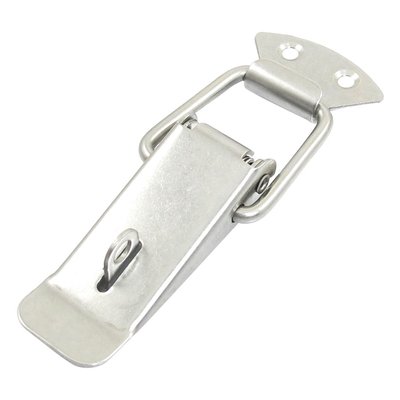 4.4-inch Spring Loed Straight Loop Latch Catch Hasp Ploc