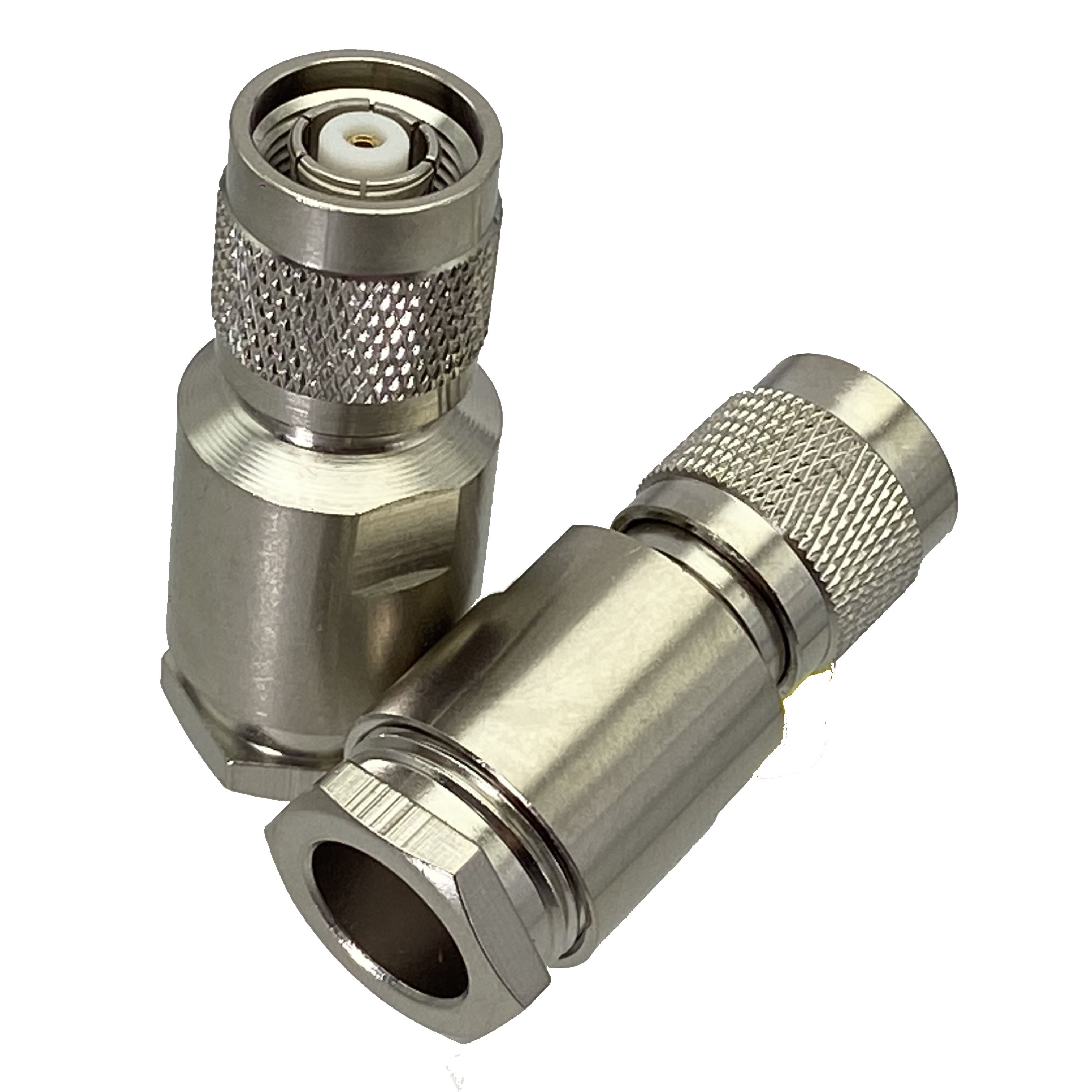 1Pcs Connector RP TNC Male Jack Clamp RG8 LMR400 RG21 Cable