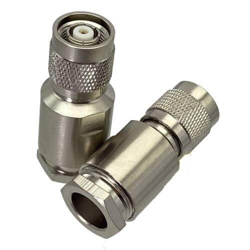 1Pcs Connector RP TNC Male Jack Clamp RG8 LMR400 RG21 Cable