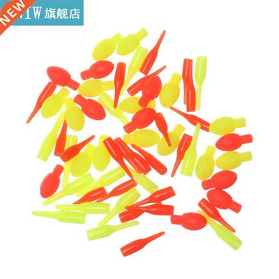 50PCS Fishing Flots Drift Til Connectors Luminous Conspicu