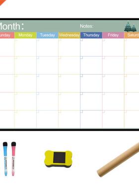 A3 Magnetic Monthly Planner Whiteoard Fridge Magnet Weekly