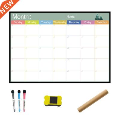 A3 Magnetic Monthly Planner Whiteoard Fridge Magnet Weekly
