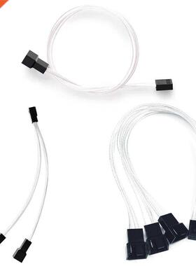 PWM Fan Splitter 4pin Adapter Cable 1 to 1 2 3 Computer CPU