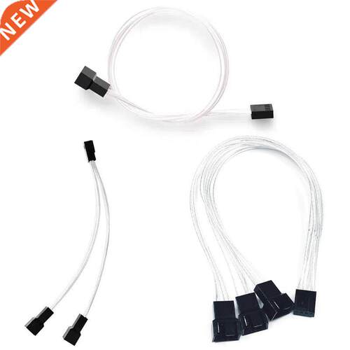 PWM Fan Splitter 4pin Adapter Cable 1 to 1 2 3 Computer CPU