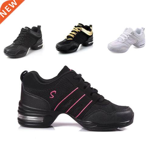 Mesh dance Shoes Woman jazz Modern Soft Outsole Dance Sneake
