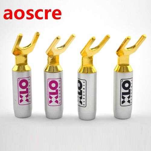 4pcs SY1520 XLO Electric XLO HT PRO Connector Hifi Y spade