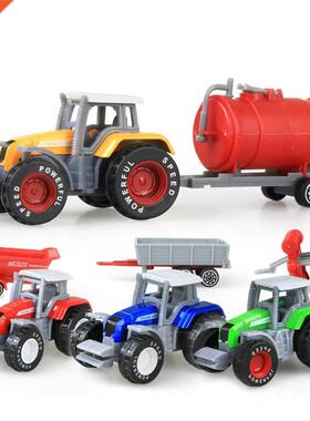 Classic Mini Alloy Engineering Car Toys for Children Tractor