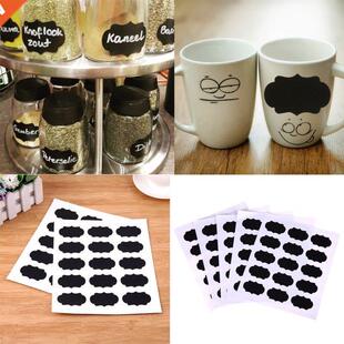 15/6/75pcs Blackboard Sticker For Kitchen Can Bottle Jar St