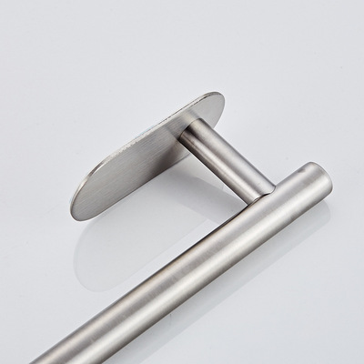 40cm 50cm Stainless Steel Bathroom Towel Rack Self Adhesive