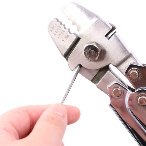 Fishing Crimping Pliers Wire Rope Crimper Hand Crimping Tool