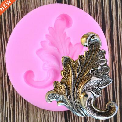 Scroll Leaves Silicone Mold Fondant Cake Decorating Tool