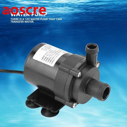 12V Mini DC Brushless Water Pump JT-600A-12 Flow 580L/H  Wat
