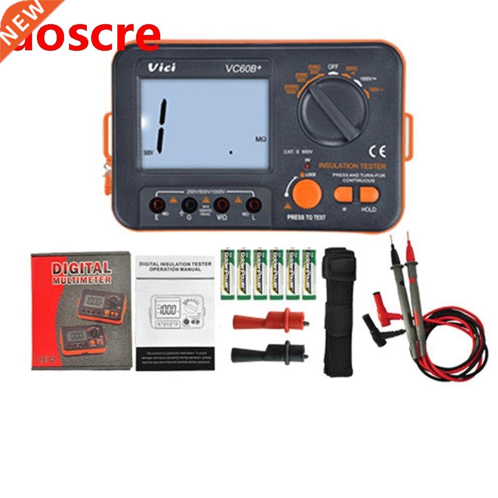 VC60B + Insulation Resistance Tester 250V 500V 1000V Digital