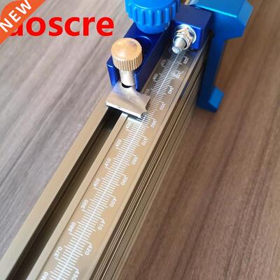 Woodworking Profile Fence with Scale and T Track Slot Slidin