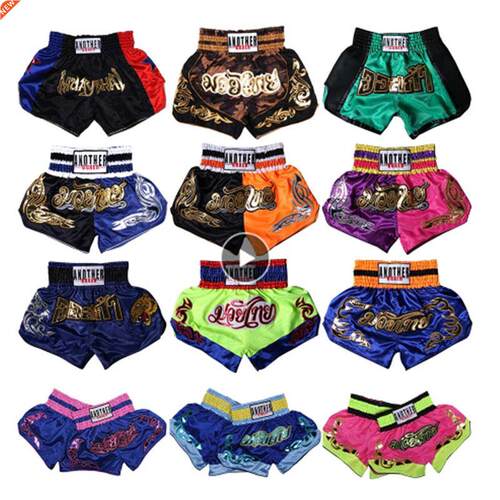 Kickboxing Fight Tiger Muay Thai Shorts Adult Kids Light Bre