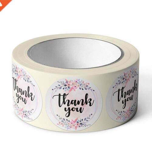 Thank You Stickers Seal Labels Floral Stickers For Craft Pro