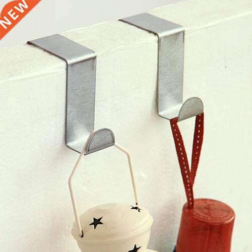 1set Stainless steel door back Z-shaped hook Cabinet hat Clo