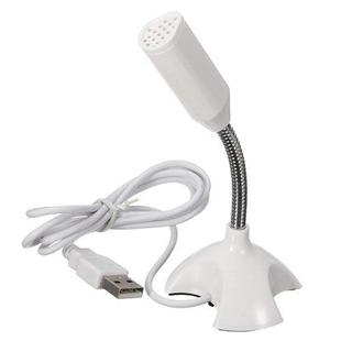 USB Noise Canceling Mic For Mac PC Computer Laptop Stand Whi