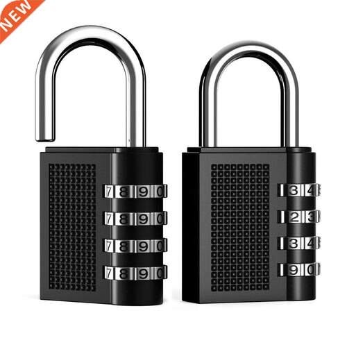 Combination Security Padlock, 4 Digit Resettable Code Lock,