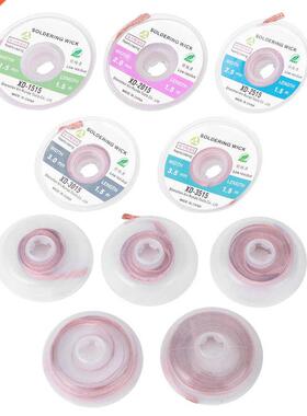 2 Set Solder Wick Remover Desoldering Sucker Cable Low Resid