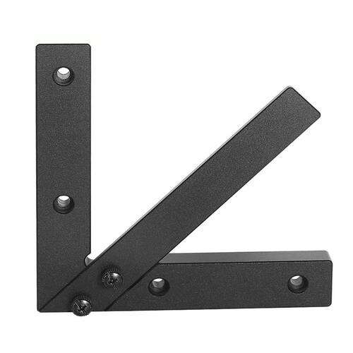 L-type Right Angle Clamp Center Measuring Ruler Scriber Hole
