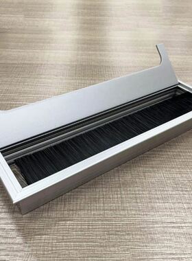 Aluminium Square Rectangle Desk Computer Wire Cable Outlet I