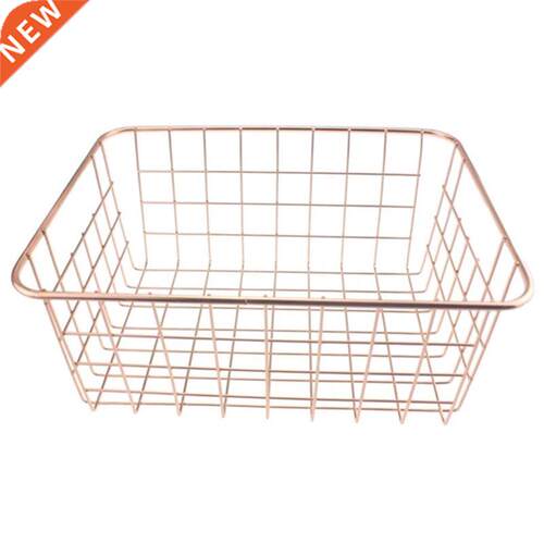 Nordic Style Metal Wire Storage Basket Cosmetic Organizer Ho