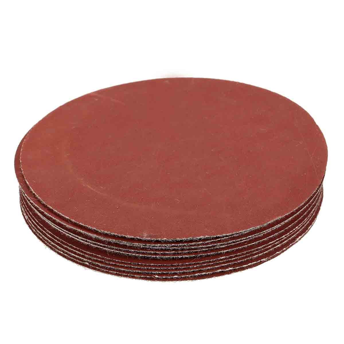 100Pcs 4inch 100mm Round Sandpaper Disk Sand Sheets Grit 80-